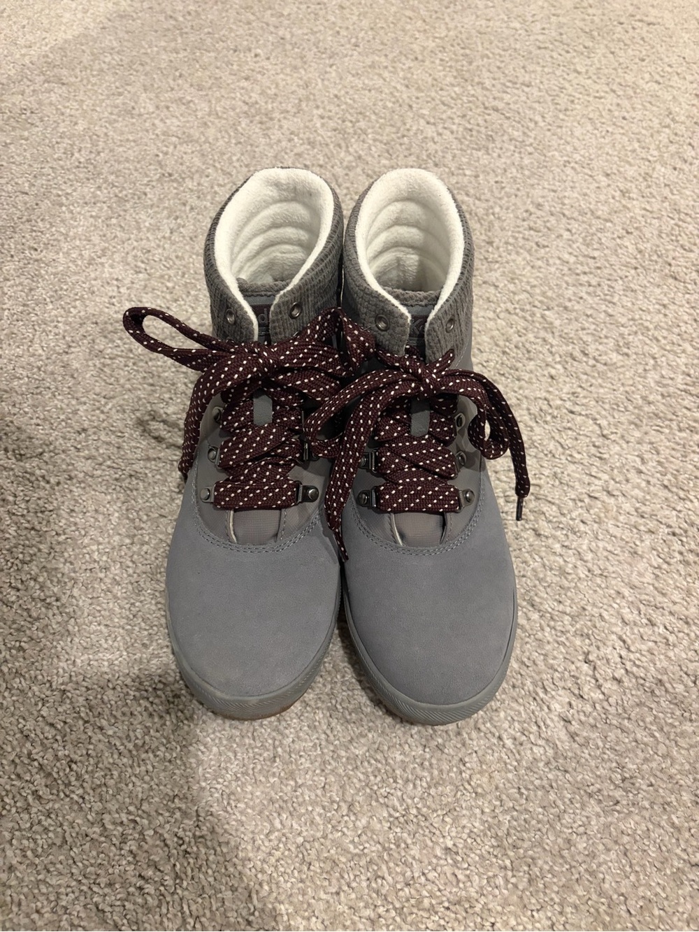 Keds women’s camp boot in grey